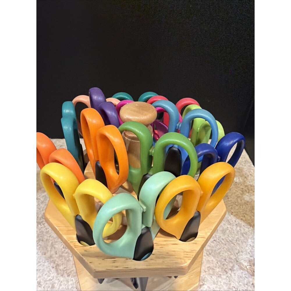 Kraft Edger Scissors With Carousel Set of 15 Decorative Craft Paper Scissors - Picture 2 of 5